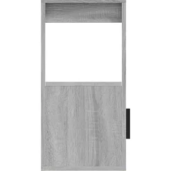 819458 vidaXL Buffet Sonoma gris 80x30x60 cm Bois d'ingénierie