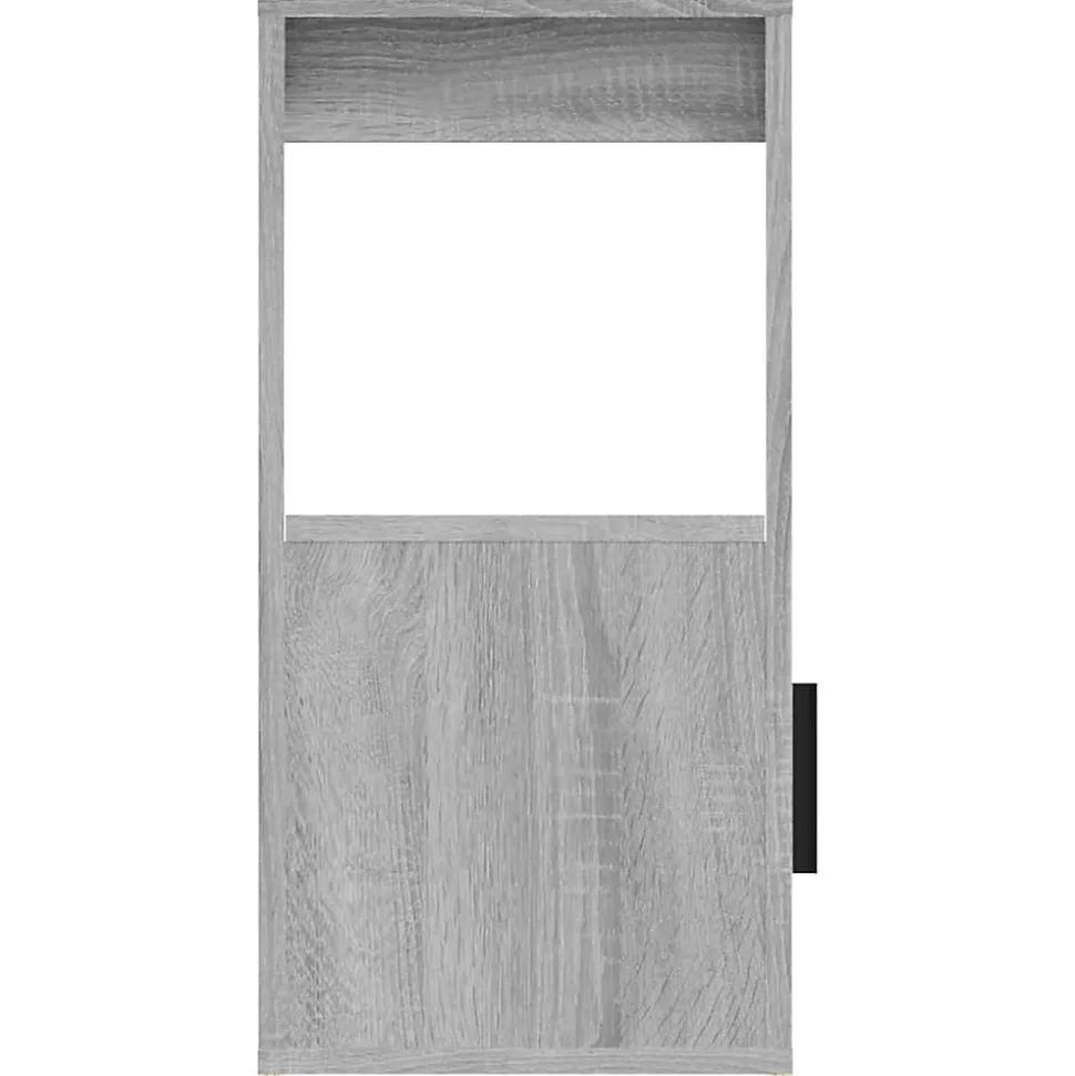 819458 vidaXL Buffet Sonoma gris 80x30x60 cm Bois d'ingénierie