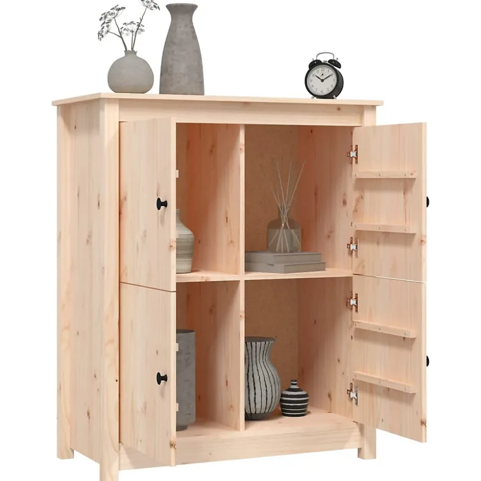 821507 vidaXL Buffet 83x41,5x100 cm Bois massif de pin