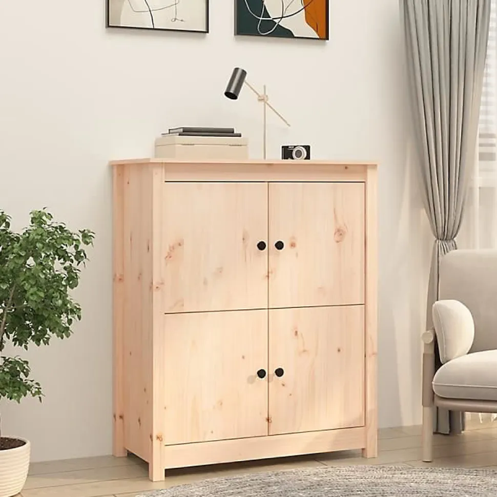 821507 vidaXL Buffet 83x41,5x100 cm Bois massif de pin