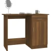 815422 vidaXL Bureau Chêne marron 100x50x76 cm Bois d'ingénierie