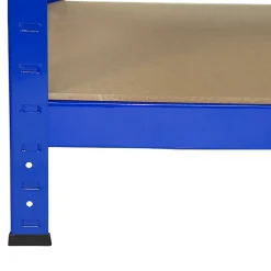 8 x Monster Racking T-Rax Rayonnage Étagère Robuste, Bleu, 75cm L, 30cm P