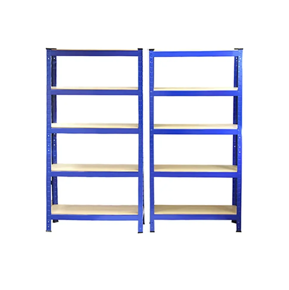 2 x Monster Racking T-Rax Rayonnage Étagère Robuster, Bleu, 75cm L, 30cm P