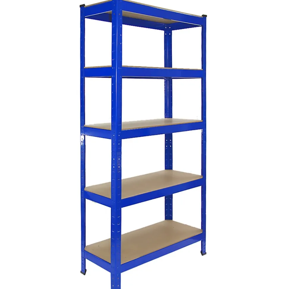 2 x Monster Racking T-Rax Rayonnage Étagère Robuster, Bleu, 75cm L, 30cm P
