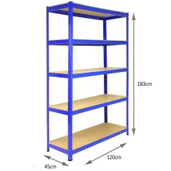 3 x T-Rax 1200mm x 450mm x 1800mm Bleu