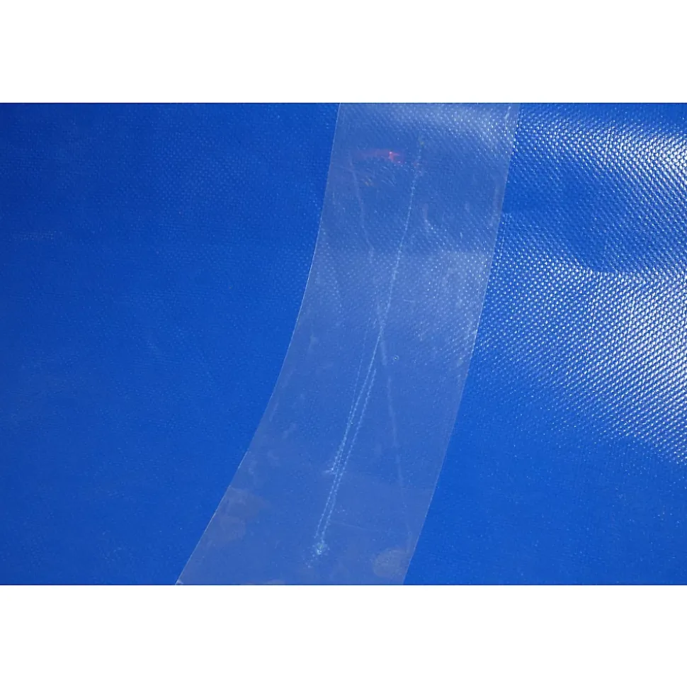 Adhésif de réparation bâches 50mm x 20m - Qualité PRO TECPLAST ADHREP - Pour tout type de bâches dont bâches serre et toiles PVC