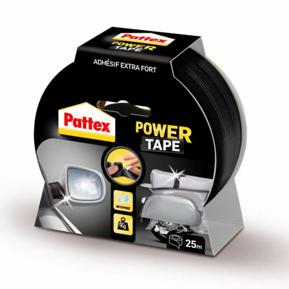 Adhésif de réparation Pattex Power Tape noir, 25 m