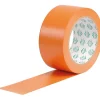 Adhésif PVC plastifié orange - 75 mm - 33 m - Antalis