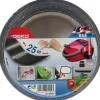 Adhésif toile - GEKO - 50 mm x 25 m - Noir - Multi-usages - Brillant