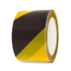 AMIG - Bande de balisage 522 - 70 mm x 500 m - Polyéthylène faible densité LDPE - Jaune/Noir