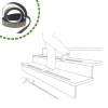 AMIG - Ruban antidérapant 612 - 5 m x 25 mm - Noir
