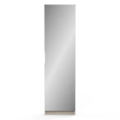 Armoire à Chaussures 1 Porte Miroir L50 cm - Zapatero
