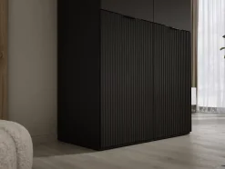 Armoire : Graphite Noir, 100 x 200 x 51 cm