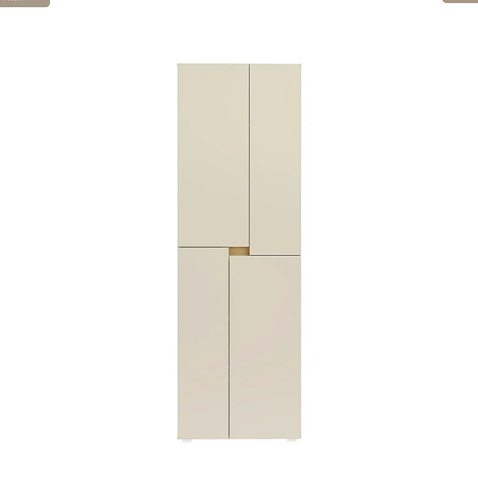 Armoire - H.184 x L.60 x P.42 - PYRE - CACHEMIRE