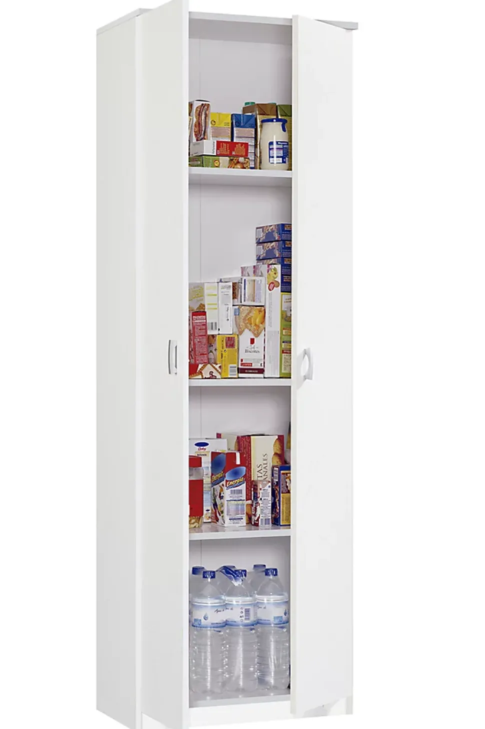 Armoire / meuble de rangement,coloris blanc - Hauteur 180 x Longueur 60 x Profondeur 35 cm