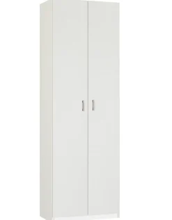 Armoire / meuble de rangement,coloris blanc - Hauteur 180 x Longueur 60 x Profondeur 35 cm