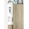 Armoire / meuble de rangement coloris blanc brillant / cambrian - Hauteur 180 x Longueur 100 x Profondeur 35 cm