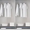 Armoire / placard de rangement de 4 portes + 2 tiroirs coloris Merisier - longueur 202 x profondeur 51 x hauteur 200 cm