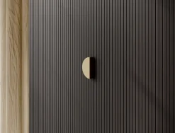 Armoire 3 portes avec deux tringles 150 cm FRAME noir