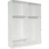 Armoire 4 Portes 180cm collection VERONA. Coloris blanc brillant