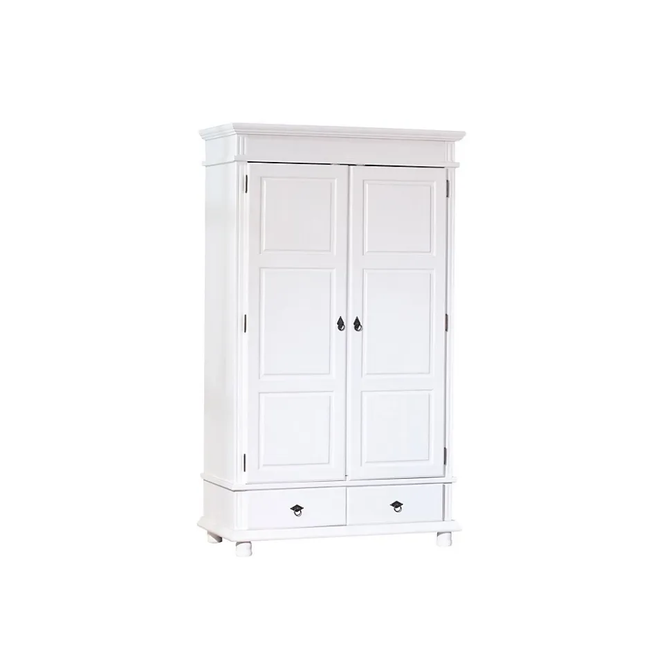Armoire 2 Portes en Bois "Coraze" 199cm Blanc