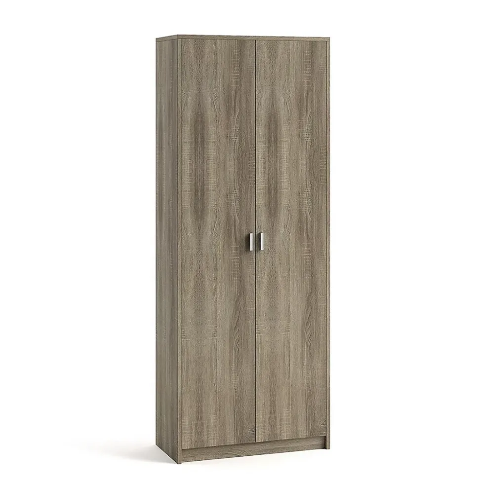 Armoire 2 portes TOLLY Chene sonoma H195 cm