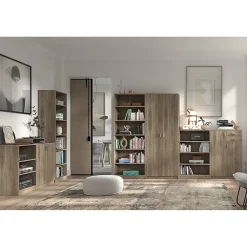Armoire 2 portes TOLLY Chene sonoma L75 cm