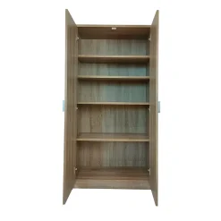 Armoire 2 portes TOLLY Chene sonoma L75 cm