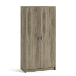 Armoire 2 portes TOLLY Chene sonoma L75 cm