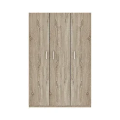 Armoire 3 portes TOM Chene sonoma Grand espace de rangement