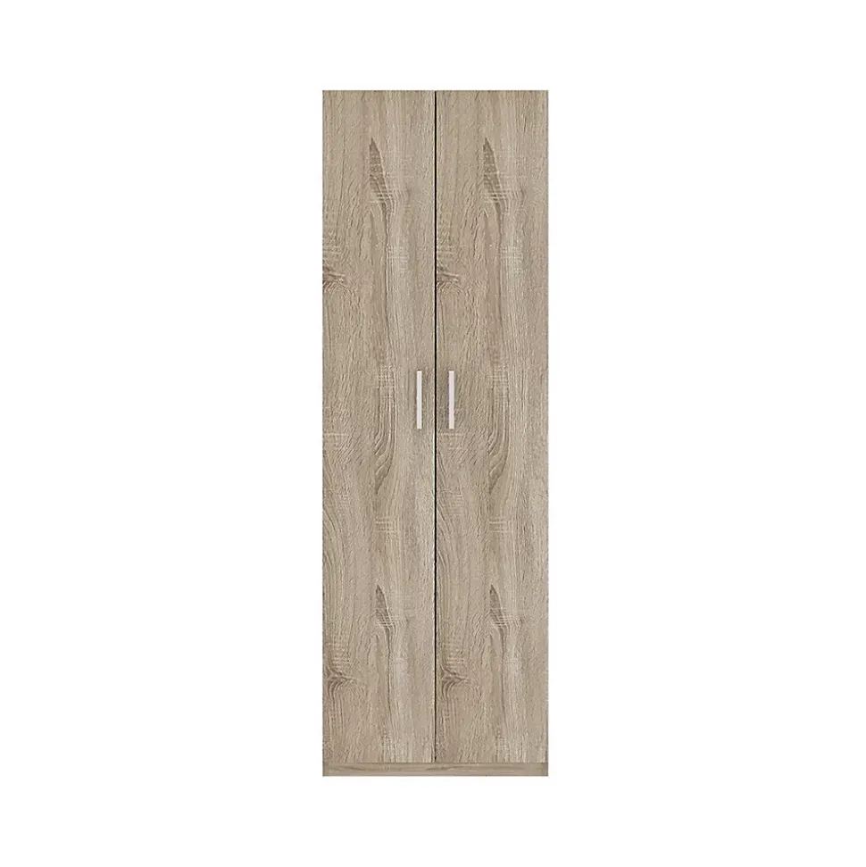 Armoire 2 portes TOM Chene sonoma Compacte et fonctionnelle