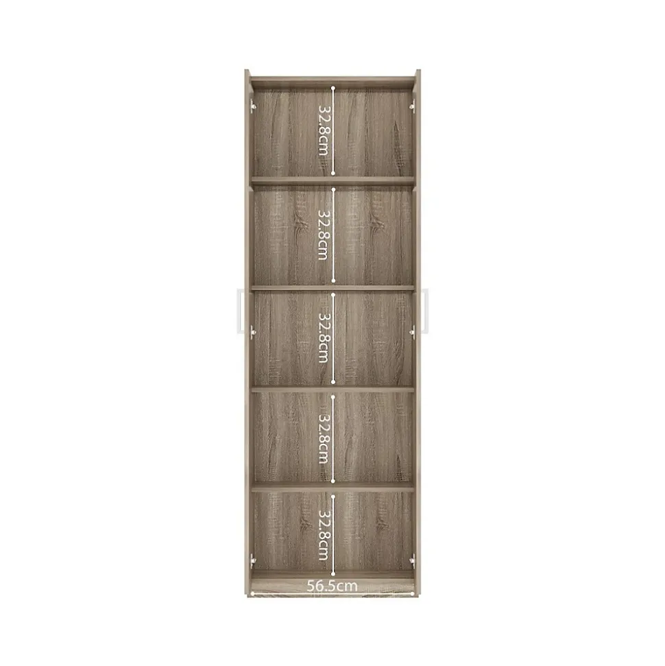 Armoire 2 portes TOM Chene sonoma Compacte et fonctionnelle