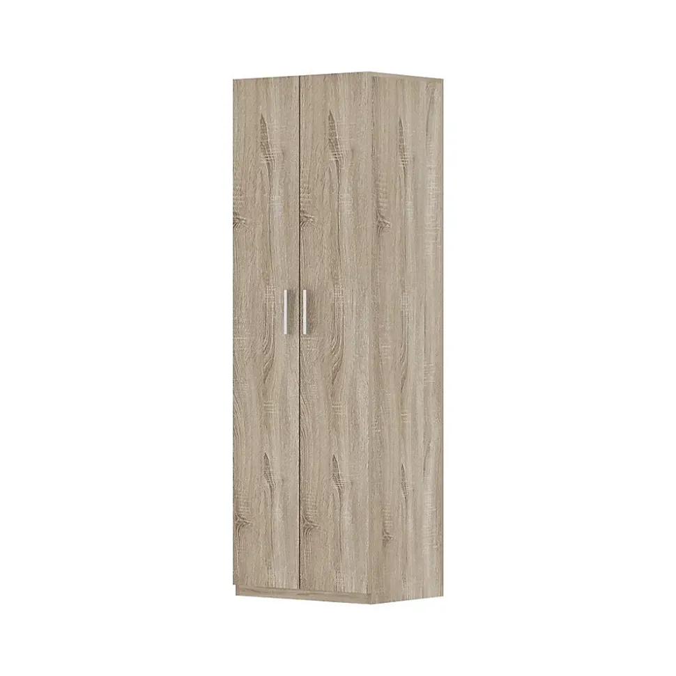 Armoire 2 portes TOM Chene sonoma Compacte et fonctionnelle