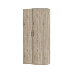 Armoire 2 portes TOM Chene sonoma Largeur 80 cm