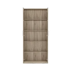 Armoire 2 portes TOM Chene sonoma Largeur 80 cm
