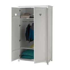 Armoire 2 portes Vipack Amori - Blanc