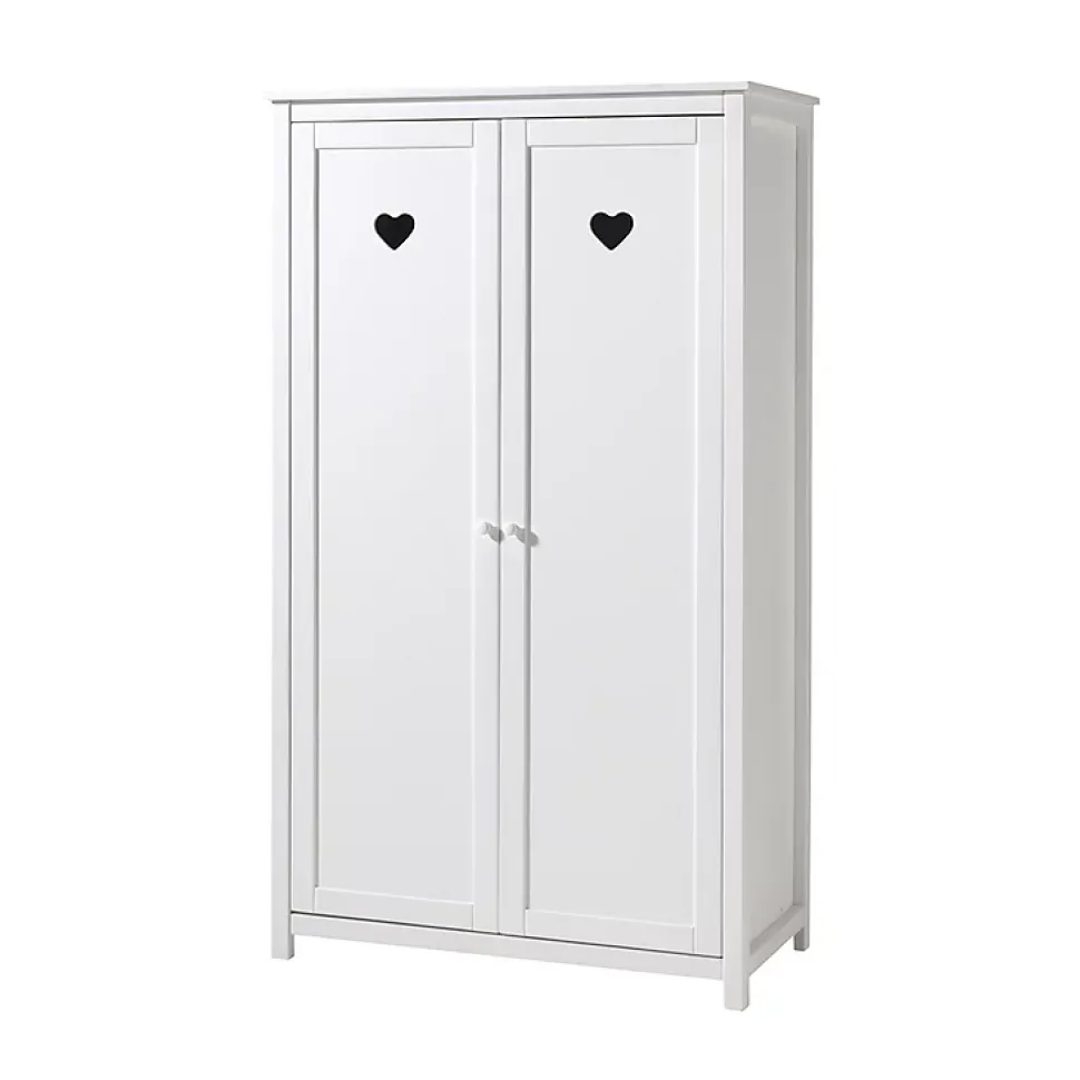 Armoire 2 portes Vipack Amori - Blanc