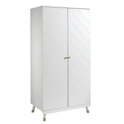 Armoire 2 portes Vipack Billy Blanc