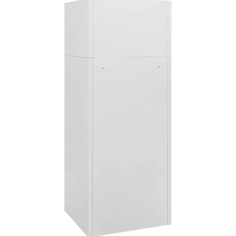Armoire à selles Gris clair 53x53x140 cm Acier