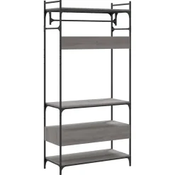 Armoire à tiroirs sonoma gris 89x39x184,5 cm bois d'ingénierie vidaXL