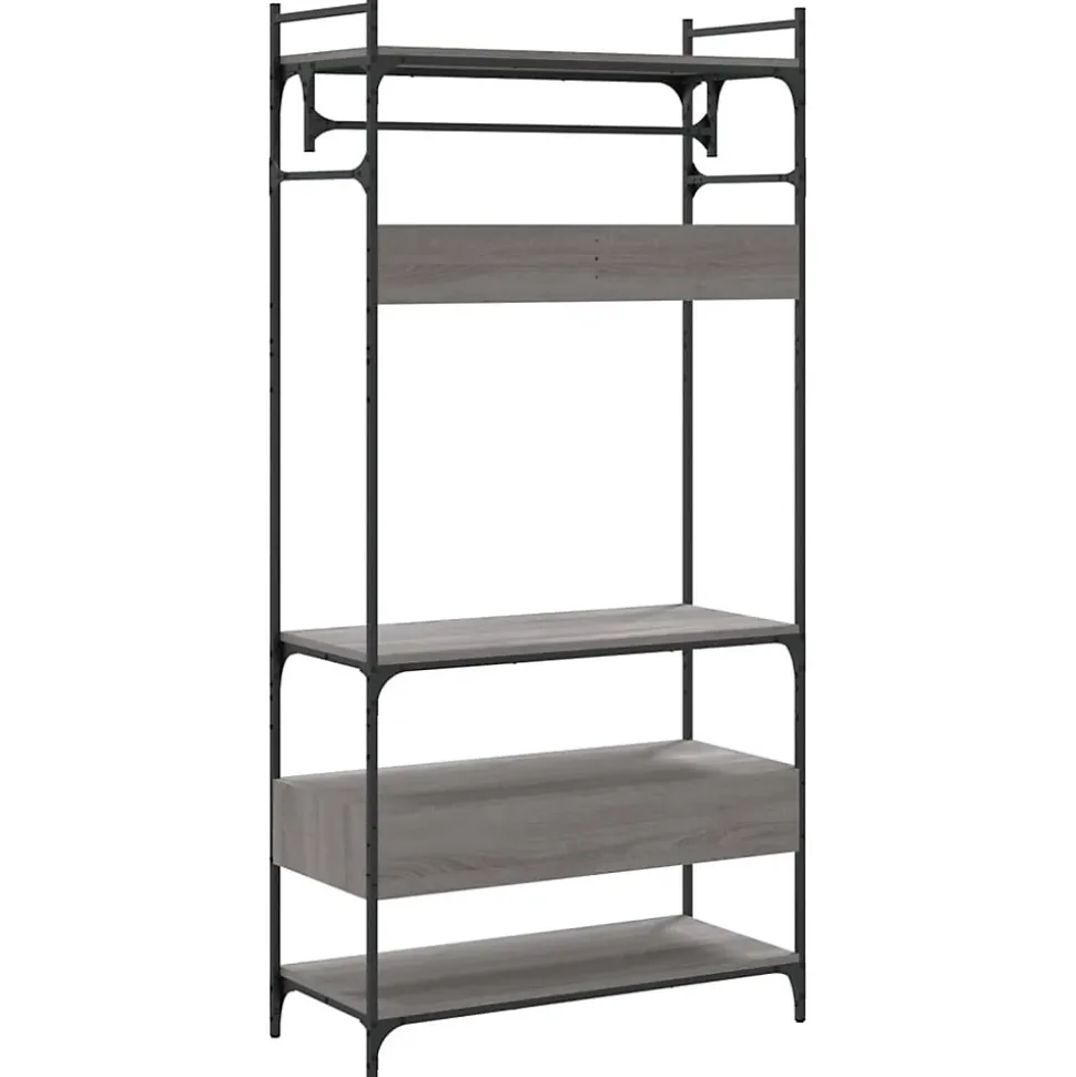 Armoire à tiroirs sonoma gris 89x39x184,5 cm bois d'ingénierie vidaXL