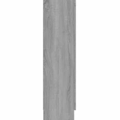 Armoire à vitrine Sonoma gris 82,5x30,5x115cm Bois d'ingénierie vidaXL