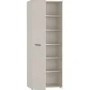 Armoire a chaussures - Beige sable - 18 paires - L68,7 x P36,5 x H181,1 cm