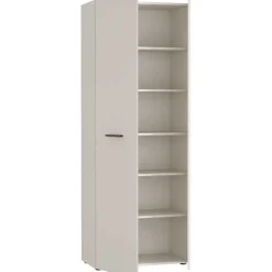 Armoire a chaussures - Beige sable - 18 paires - L68,7 x P36,5 x H181,1 cm