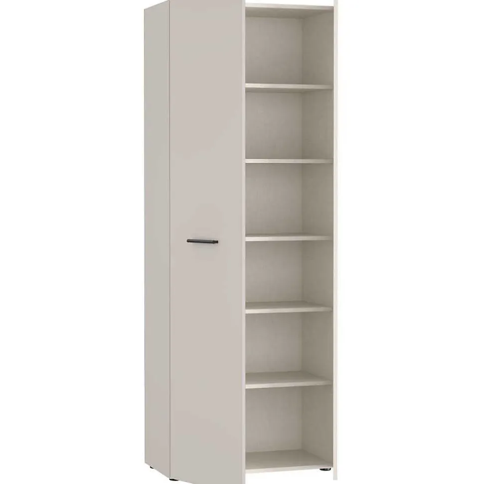Armoire a chaussures - Beige sable - 18 paires - L68,7 x P36,5 x H181,1 cm