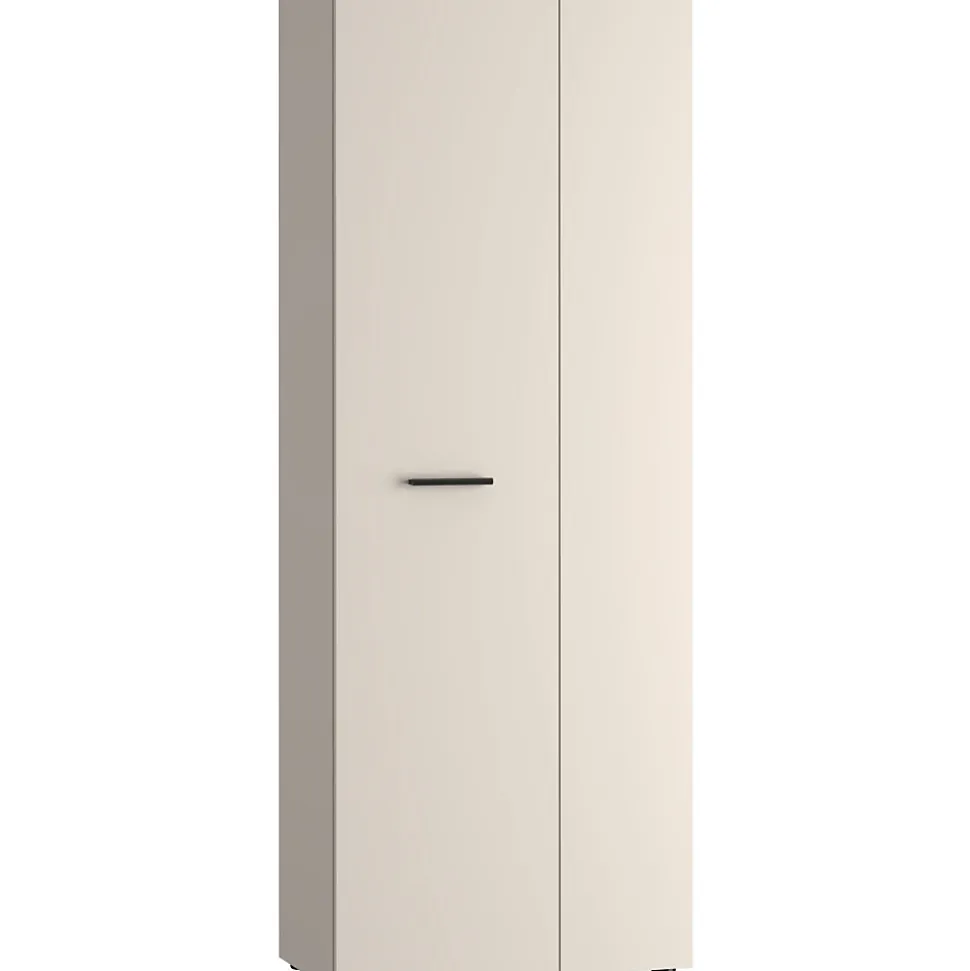 Armoire a chaussures - Beige sable - 18 paires - L68,7 x P36,5 x H181,1 cm
