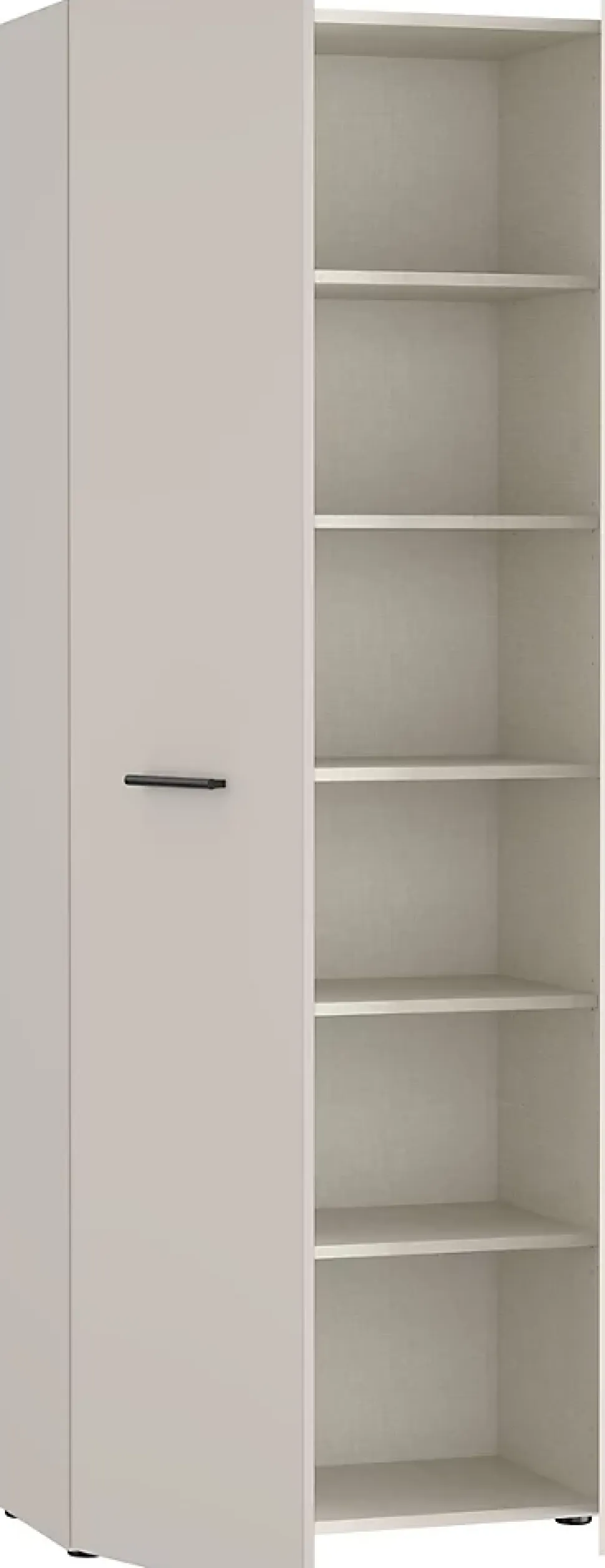 Armoire a chaussures - Beige sable - 18 paires - L68,7 x P36,5 x H181,1 cm