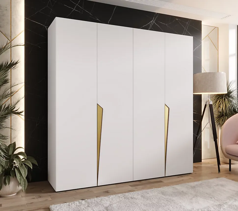Armoire a portes battantes Piano 1 200 x H. 202 x P. 52, 4 portes