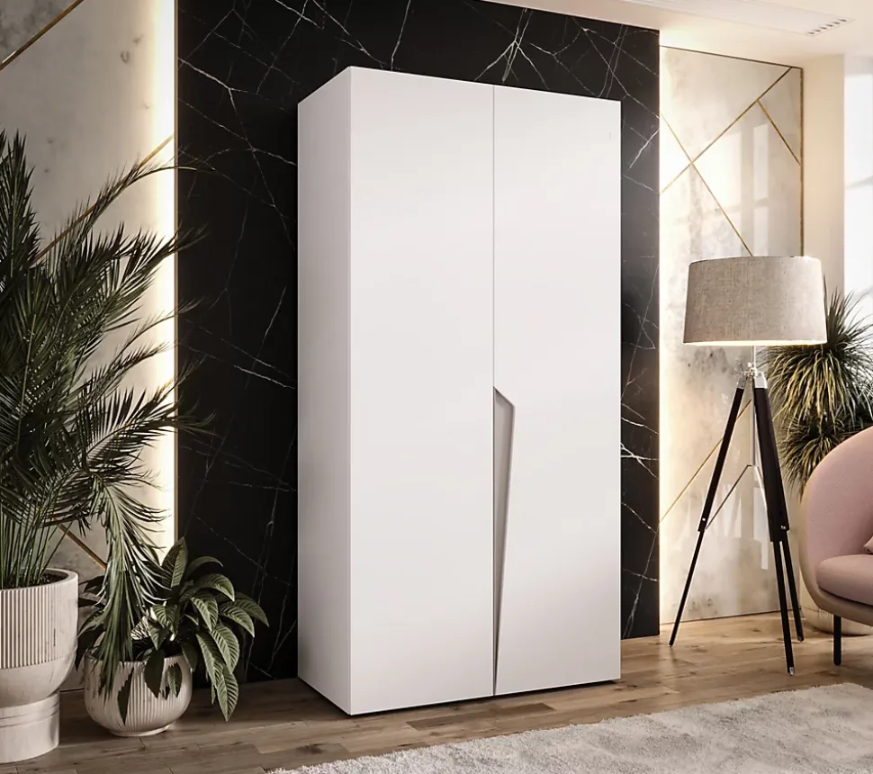 Armoire a portes battantes Piano 1 100 x H. 202 x P. 52, 2 portes