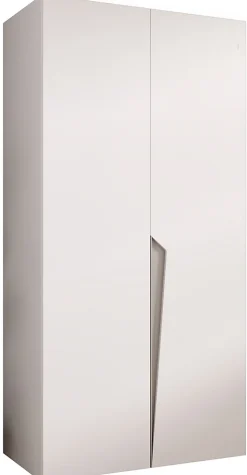 Armoire a portes battantes Piano 1 100 x H. 202 x P. 52, 2 portes
